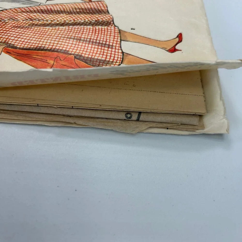 Simplicity Vintage 1950's Pattern #1623 Women's Dress in Half Size 12.5 HTF RARE